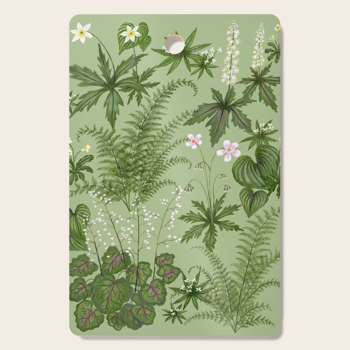 Woodland Garden Cutting Board Gallery Image 1