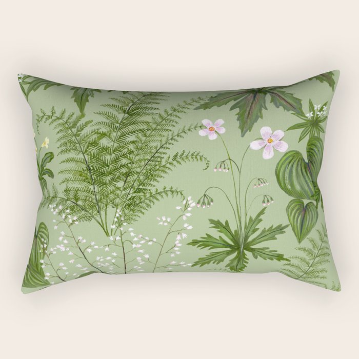 Woodland Garden Rectangular Pillow Gallery Image 1