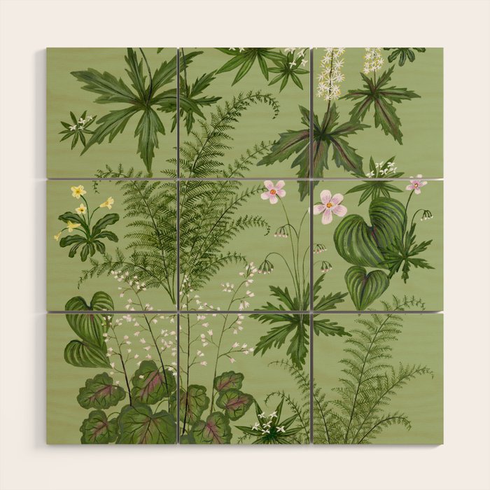 Woodland Garden Wood Wall Art Gallery Image 1