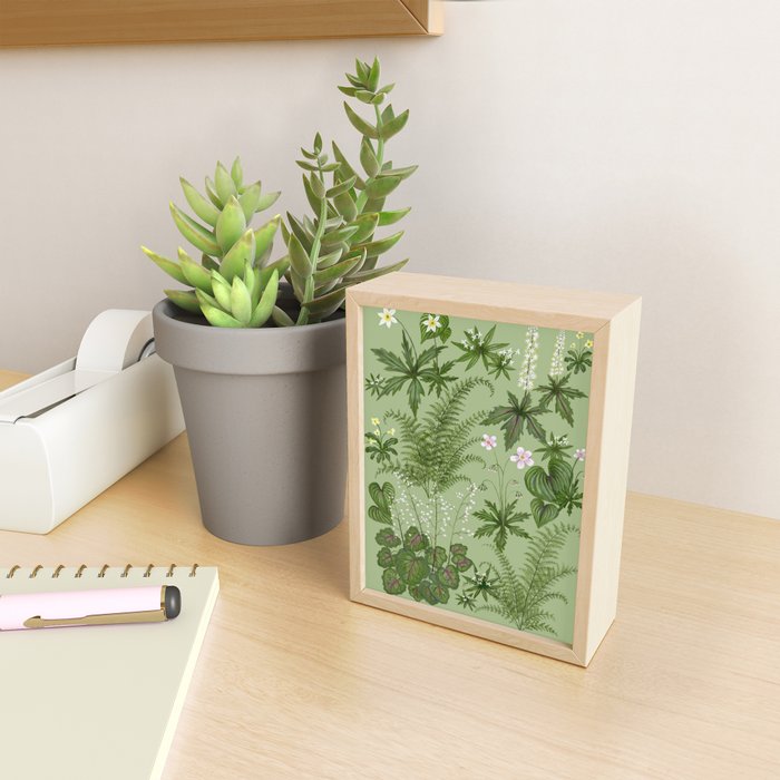 Woodland Garden Mini Art Print Gallery Image 2