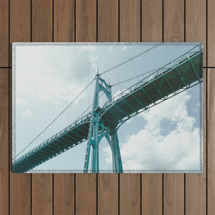 St. Johns Bridge Outdoor Rug Gallery Image 1
