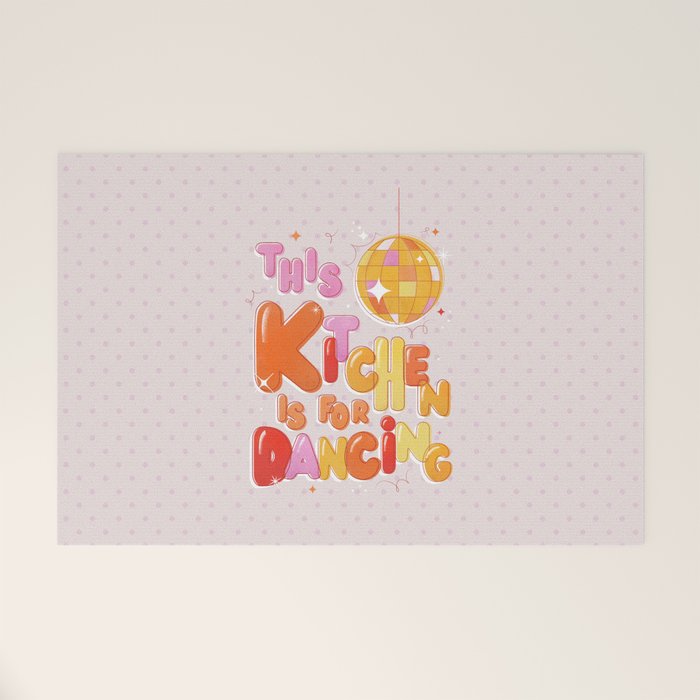 This Kitchen Is For Dancing Welcome Mat Gallery Image 1
