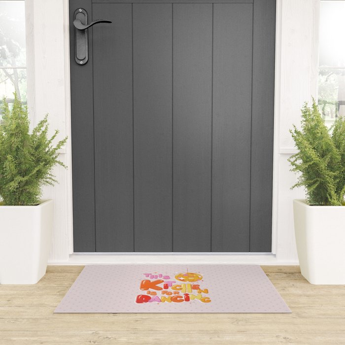 This Kitchen Is For Dancing Welcome Mat Gallery Image 3