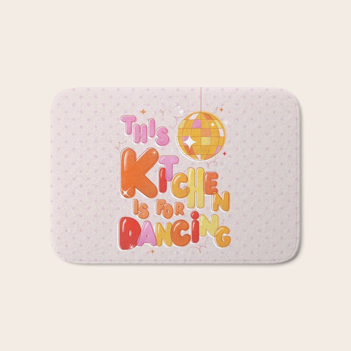 This Kitchen Is For Dancing Bath Mat Gallery Image 1