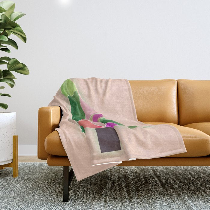 Tannenbaum Christmas Tree Throw Blanket Gallery Image 1