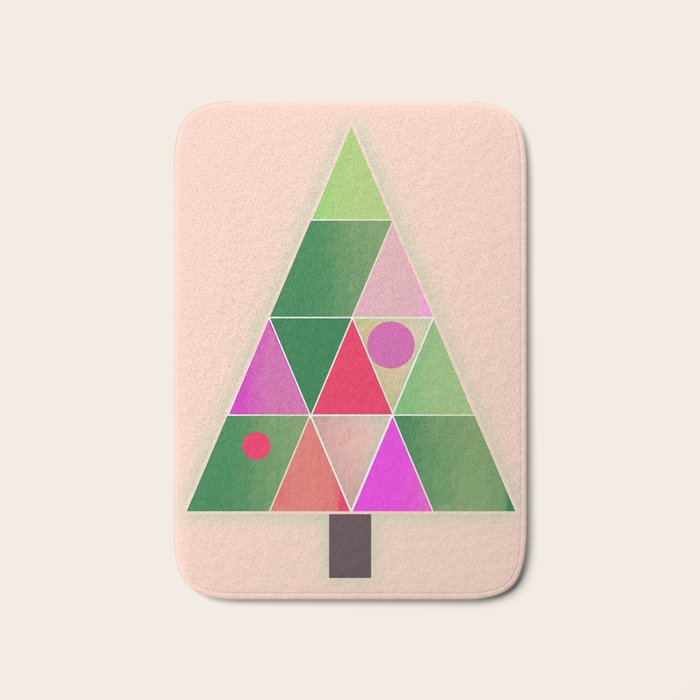 Tannenbaum Christmas Tree Bath Mat Gallery Image 1