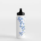 blue forget me not bouquet 2020 Water Bottle Gallery Image 3