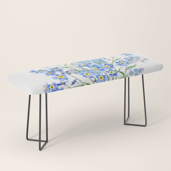 blue forget me not bouquet 2020 Bench Gallery Image 1