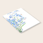 blue forget me not bouquet 2020 Notebook Gallery Image 2