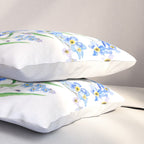 blue forget me not bouquet 2020 Pillow Sham Gallery Image 3