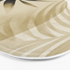 Tropical Paradise Sunset Neutral Beige Bath Mat Gallery Image 3