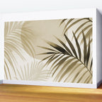 Tropical Paradise Sunset Neutral Beige Wall Mural Gallery Image 2