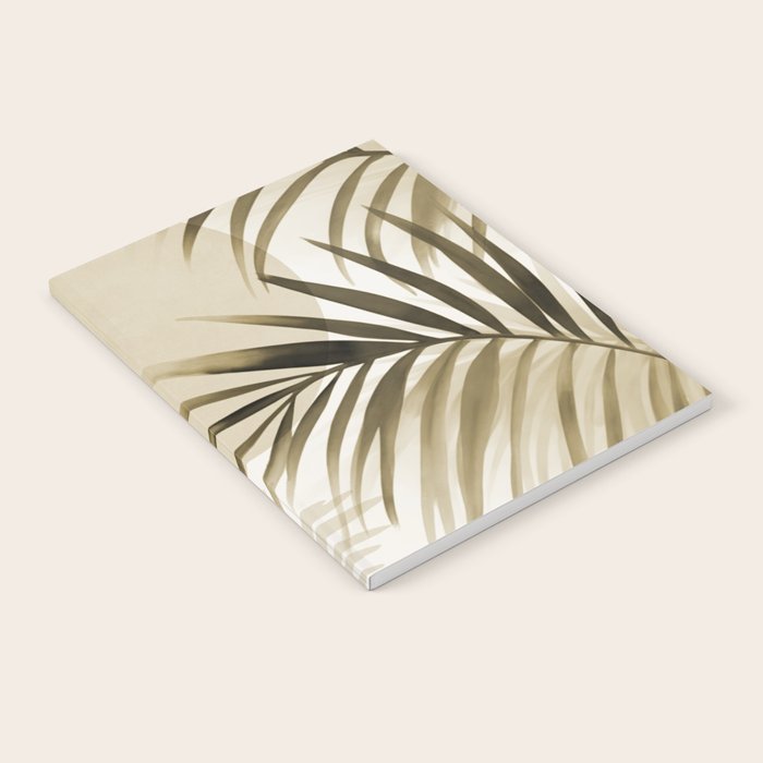 Tropical Paradise Sunset Neutral Beige Notebook Gallery Image 2