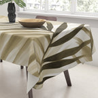 Tropical Paradise Sunset Neutral Beige Tablecloth Gallery Image 3