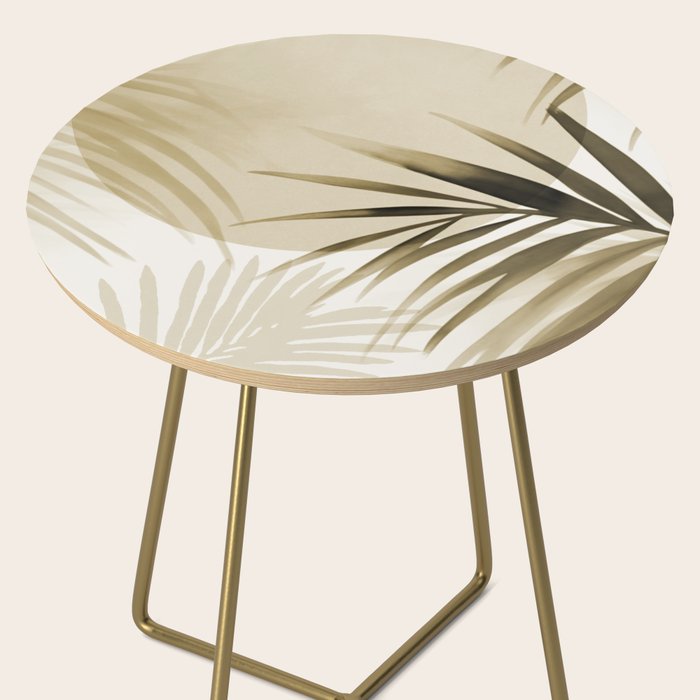 Tropical Paradise Sunset Neutral Beige Side Table Gallery Image 2
