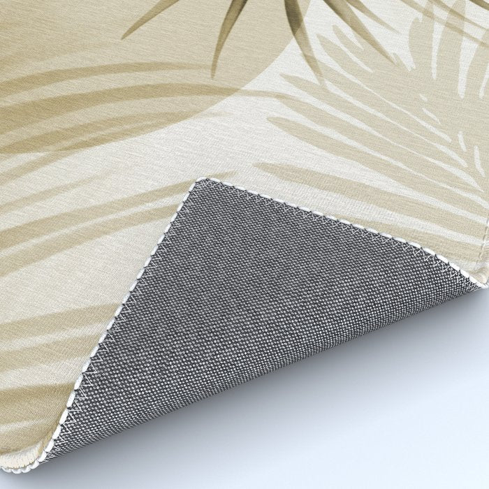 Tropical Paradise Sunset Neutral Beige Rug Gallery Image 4