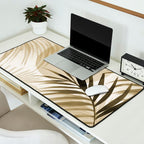 Tropical Paradise Sunset Neutral Beige Desk Mat Gallery Image 2