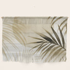Tropical Paradise Sunset Neutral Beige Wall Hanging Gallery Image 1