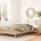 Tropical Paradise Sunset Neutral Beige Duvet Cover Gallery Image 2
