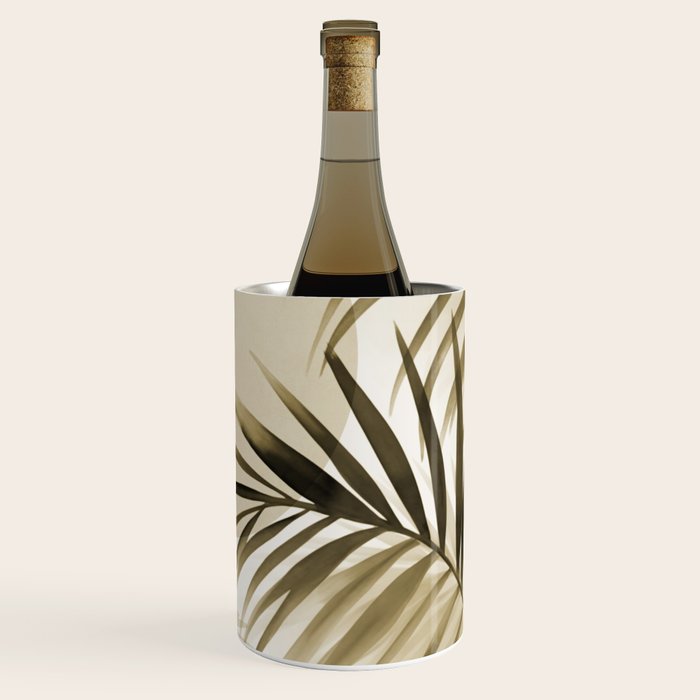 Tropical Paradise Sunset Neutral Beige Wine Chiller Gallery Image 3