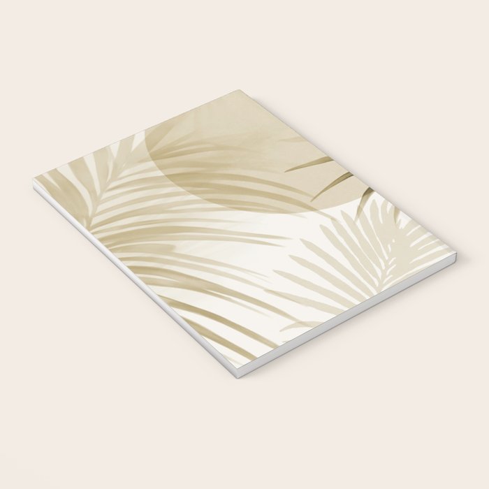 Tropical Paradise Sunset Neutral Beige Notebook Gallery Image 3