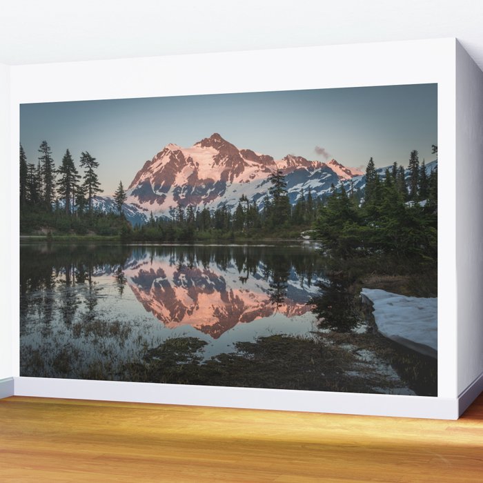 Cascade Sunset - Mt. Shuksan - Nature Photography Wall Mural Gallery Image 2