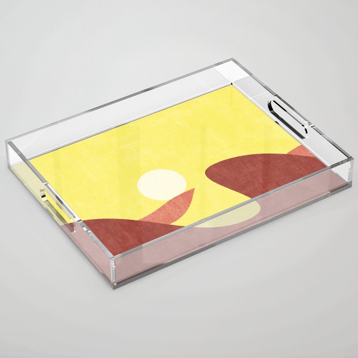LANDSHAPES / Desert - Sunset Acrylic Tray Gallery Image 1