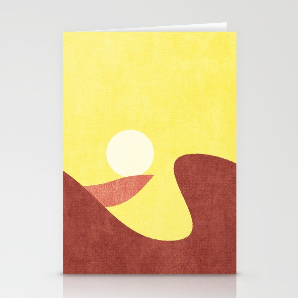 LANDSHAPES / Desert - Sunset Stationery Card Gallery Image 1