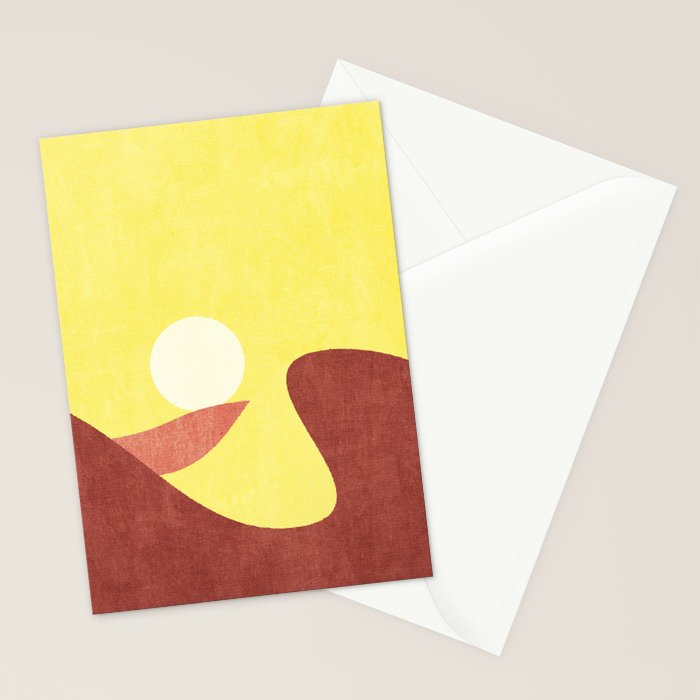 LANDSHAPES / Desert - Sunset Stationery Card Gallery Image 2