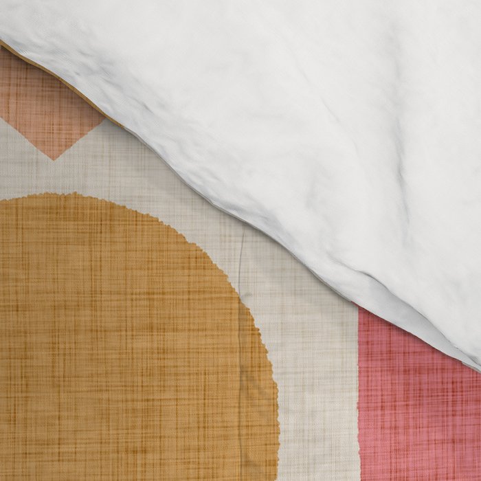 Geo Mod Shapes - Light Comforter Gallery Image 4