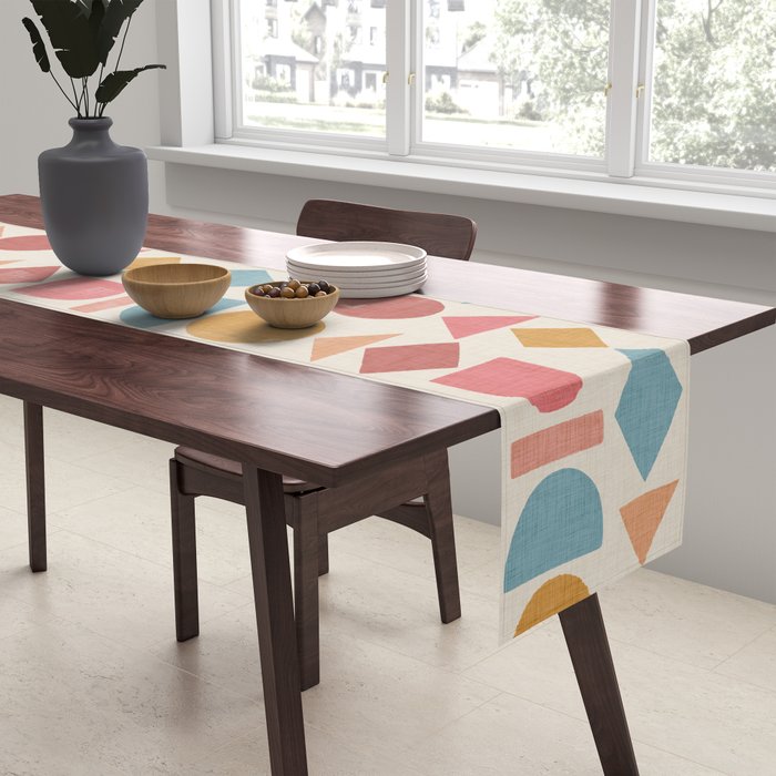 Geo Mod Shapes - Light Table Runner Gallery Image 2