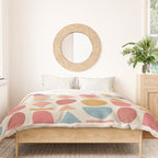 Geo Mod Shapes - Light Duvet Cover Gallery Image 3
