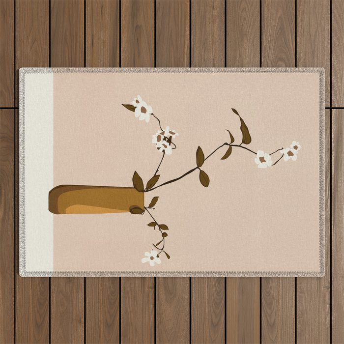 Flowers in the Vase Outdoor Rug Gallery Image 1
