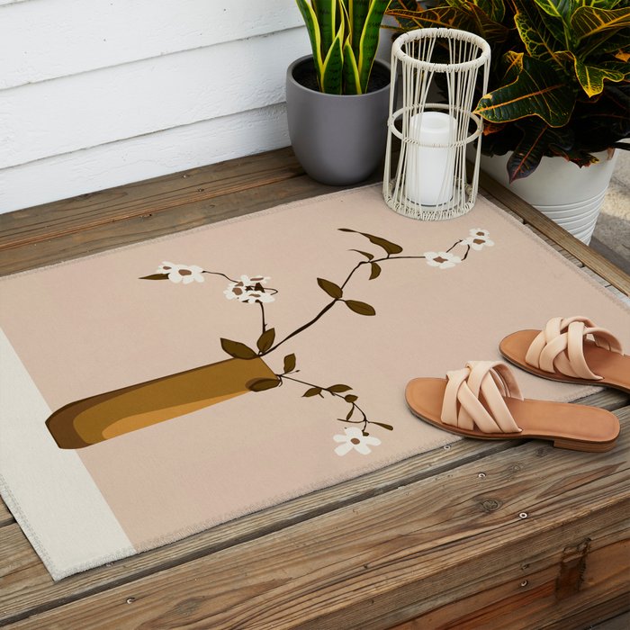 Flowers in the Vase Outdoor Rug Gallery Image 2