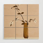 Flowers in the Vase Wood Wall Art Gallery Image 1