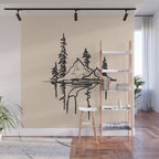 Abstract Landscape II Wall Mural Gallery Image 1