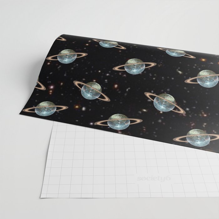 Saturn Disco II Wrapping Paper Gallery Image 2