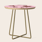 Pink and Burgundy Big Ol Stars Side Table Gallery Image 1