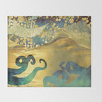 Underwater Dream I Throw Blanket Gallery Image 2