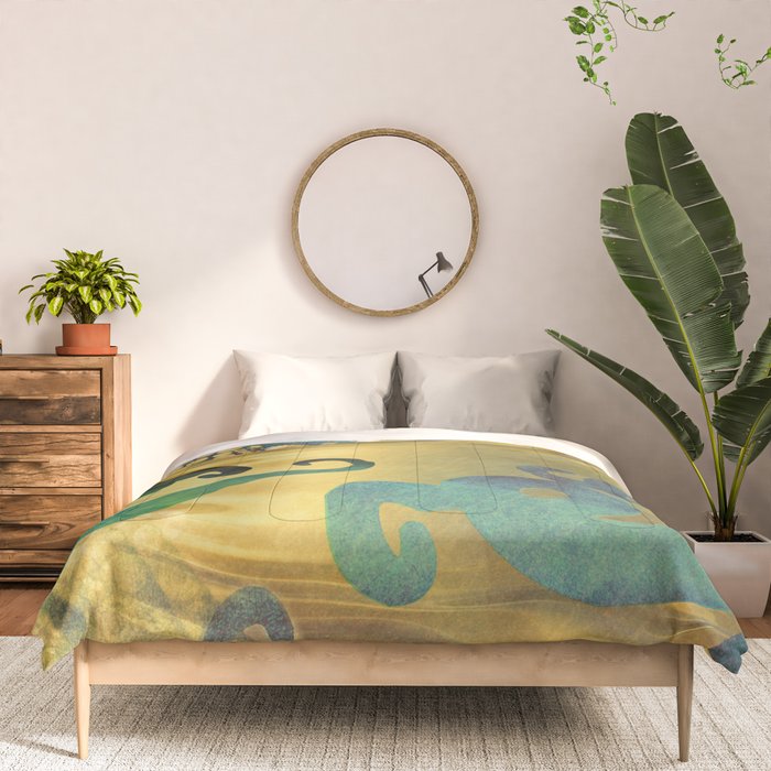 Underwater Dream I Comforter Gallery Image 3