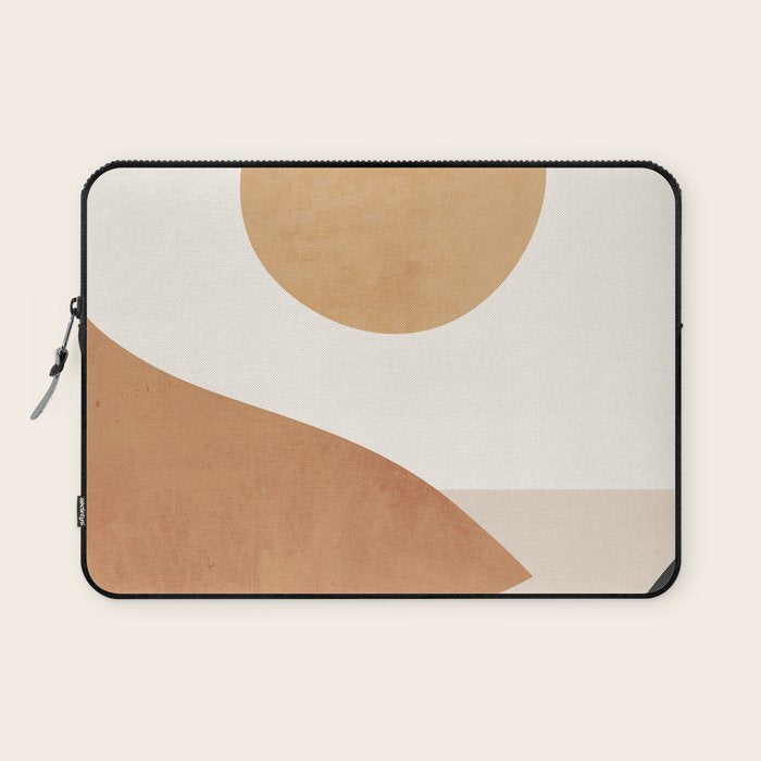 Minimal Abstract Art Landscape 9 Laptop Sleeve Gallery Image 1