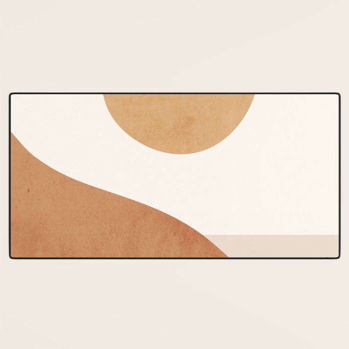 Minimal Abstract Art Landscape 9 Desk Mat Gallery Image 3