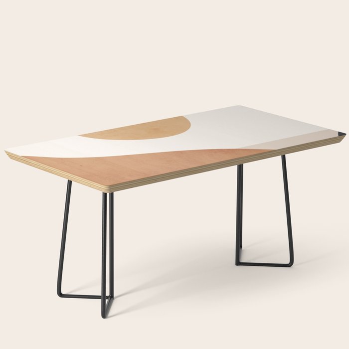 Minimal Abstract Art Landscape 9 Coffee Table Gallery Image 1