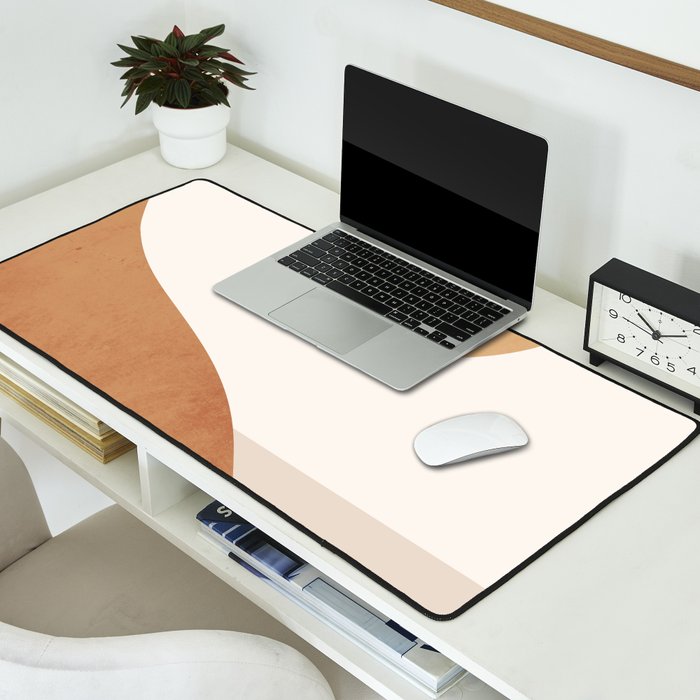 Minimal Abstract Art Landscape 9 Desk Mat Gallery Image 2