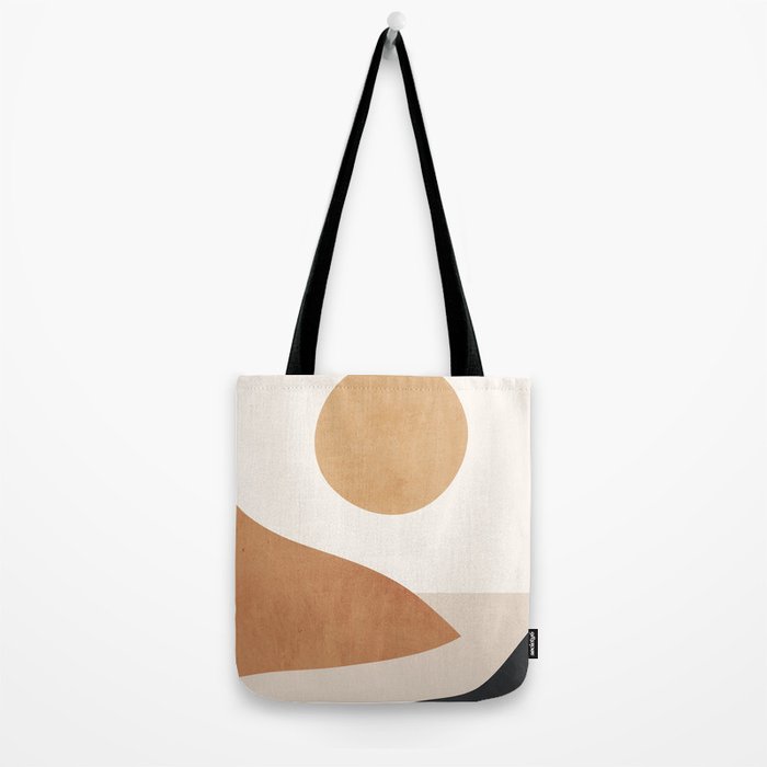 Minimal Abstract Art Landscape 9 Tote Bag Gallery Image 2