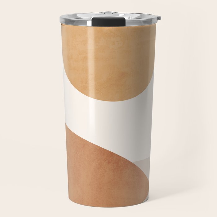 Minimal Abstract Art Landscape 9 Travel Mug Gallery Image 1