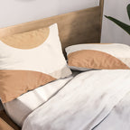 Minimal Abstract Art Landscape 9 Pillow Sham Gallery Image 2