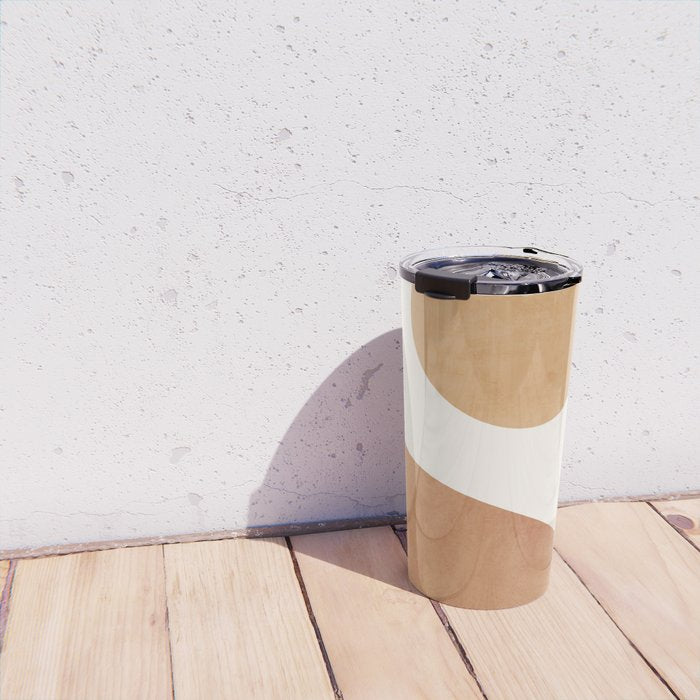 Minimal Abstract Art Landscape 9 Travel Mug Gallery Image 4