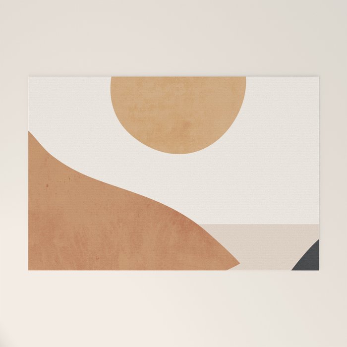 Minimal Abstract Art Landscape 9 Welcome Mat Gallery Image 1