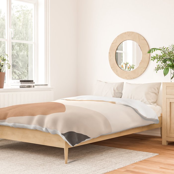 Minimal Abstract Art Landscape 9 Duvet Cover Gallery Image 2